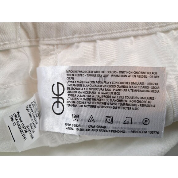 Anne Klein Women’s White Bermuda Shorts Size 10 NWT Pockets 4” Inseam - Picture 10 of 16